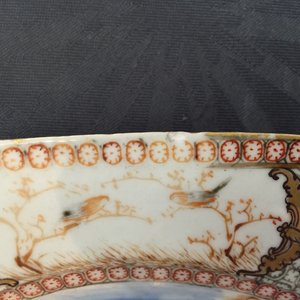 Two pairs of Chinese octagonal famille rose Mandarin plates, Qianlong, 18th C. — photo 11