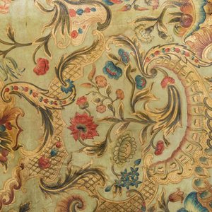 Two panels of embossed and gilded leather wallpaper, The Low Countries, 18th C. — photo 3