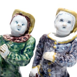 Two polychrome Brussels faience figures, 18th C. — 照片 6