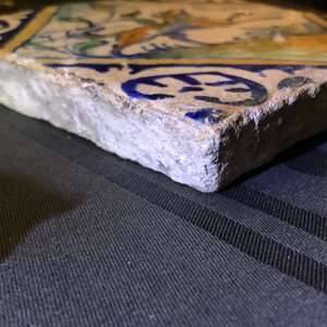 Two polychrome maiolica tiles with a dog and a bear, Antwerp or Middelburg, late 16th C. — 照片 10