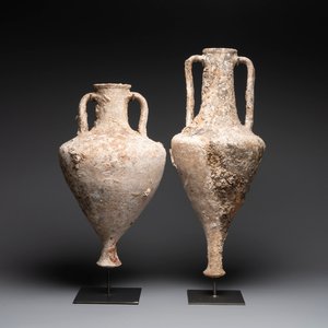 Two Roman terracotta wine or oil transport amphorae, 2nd/1st C. B.C. — photo 1