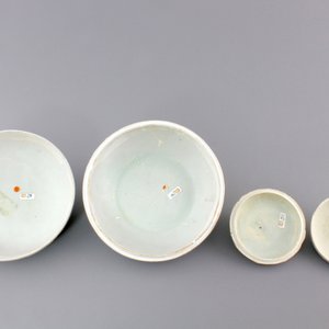 Two round Qingbai boxes with covers, Song and Yuan Dynasty — foto 7