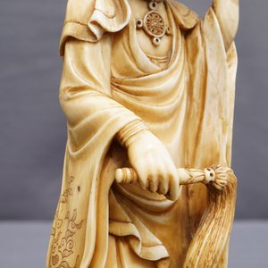 Two signed Japanese ivory okimono, Meiji, 19th C. — 照片 14