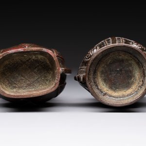 Two small Chinese bronze archaistic vases, Yuan/Ming — photo 7