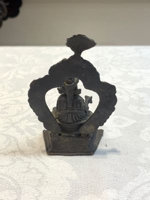 Two small Sino-Tibetan bronze Buddhas, 19/20th C. — photo 11