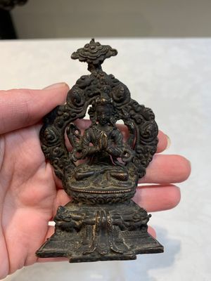 Two small Sino-Tibetan bronze Buddhas, 19/20th C. — photo 6