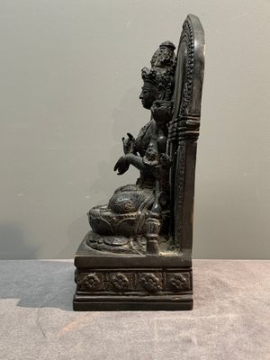 Two South-East Asian bronze figures of Buddha, 18/19th C. — photo 8