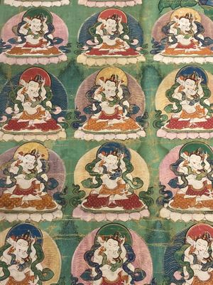 Two thangkas depicting Chakrasamvara and a Shambhala king, Tibet, 18/19th C. — 照片 22