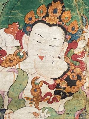Two thangkas depicting Chakrasamvara and a Shambhala king, Tibet, 18/19th C. — 照片 30