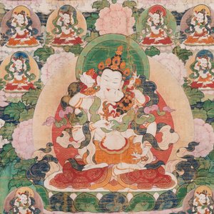 Two thangkas depicting Chakrasamvara and a Shambhala king, Tibet, 18/19th C. — 照片 5