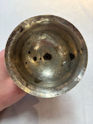 Two Tibetan silver butter lamps, 19th C. — photo 5