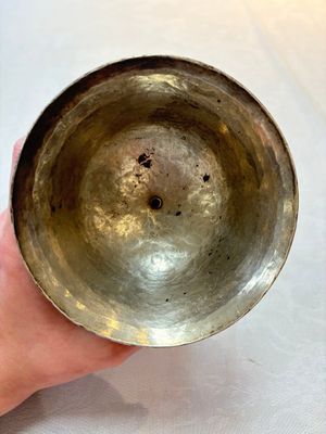 Two Tibetan silver butter lamps, 19th C. — photo 10