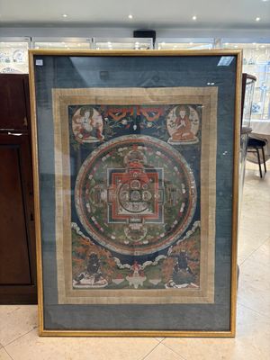 Two Tibetan thangkas, 19th C. — photo 1