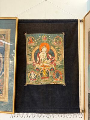 Two Tibetan thangkas, 19th C. — photo 16