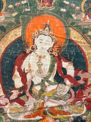 Two Tibetan thangkas, 19th C. — photo 18