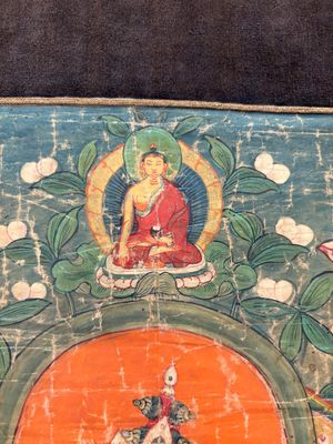 Two Tibetan thangkas, 19th C. — photo 20
