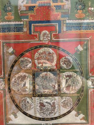 Two Tibetan thangkas, 19th C. — photo 2