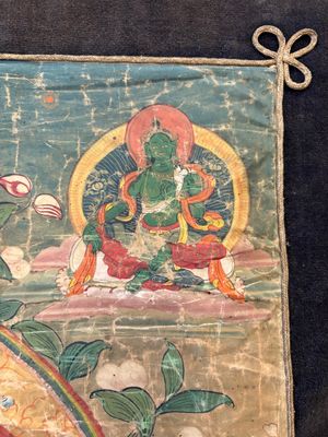 Two Tibetan thangkas, 19th C. — photo 21