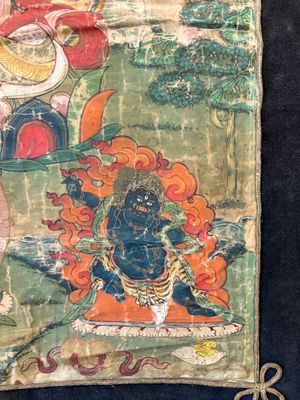 Two Tibetan thangkas, 19th C. — photo 22