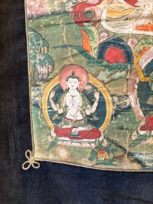 Two Tibetan thangkas, 19th C. — photo 24