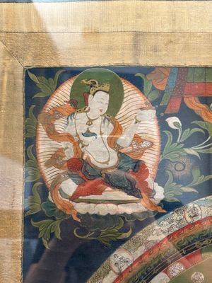 Two Tibetan thangkas, 19th C. — photo 3