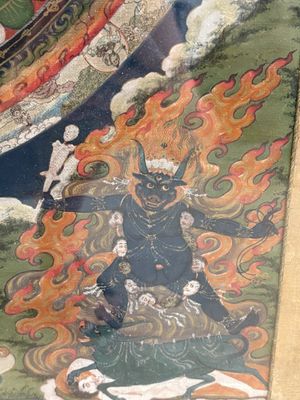 Two Tibetan thangkas, 19th C. — photo 5