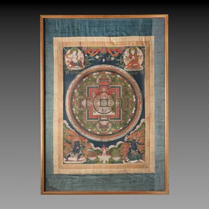 Two Tibetan thangkas, 19th C. — photo 2