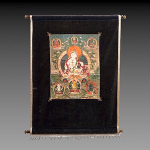 Two Tibetan thangkas, 19th C. — photo 3