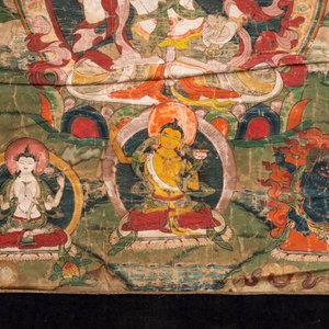 Two Tibetan thangkas, 19th C. — photo 7