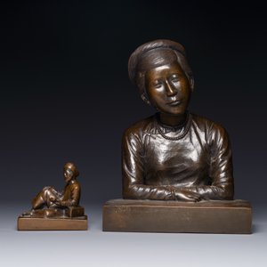 Two Vietnamese bronze sculptures, 19/20th C. — 照片 2