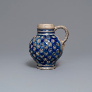 Two Westerwald stoneware jugs, Germany, 17/18th C. — 照片 4