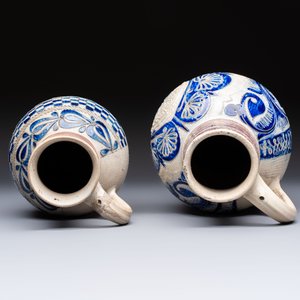 Two Westerwald stoneware jugs, one inscribed 'GR', Germany, 18th C. — photo 6