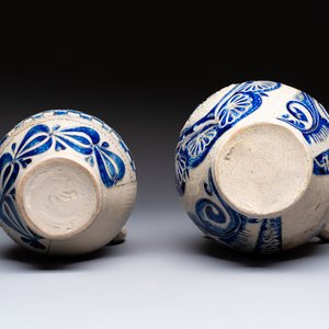 Two Westerwald stoneware jugs, one inscribed 'GR', Germany, 18th C. — photo 7