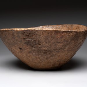 Two wooden Gothic panels, a bowl, board and a gaffel, 15th C. and later — foto 6