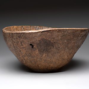 Two wooden Gothic panels, a bowl, board and a gaffel, 15th C. and later — foto 7