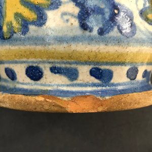 Un albarello en majolique d'Anvers polychrome, 2ème moitié du 16ème — photo 12
