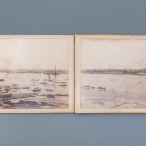 Un album de neuf photos argentiques dont une vue panoramique du Bund à Shanghai, Chine, daté 1899 — photo 3