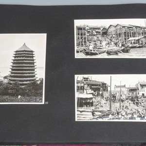 Un album de photos en noir et blanc d'un voyage en Chine, vers 1900-1920 — photo 11