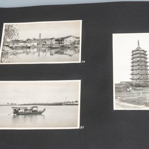 Un album de photos en noir et blanc d'un voyage en Chine, vers 1900-1920 — photo 12