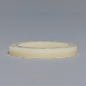 Un anneau avec inscription en jade blanc, Chine, 19/20ème — photo 5