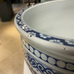 Un aquarium en porcelaine de Chine en bleu et blanc, 19ème — photo 15