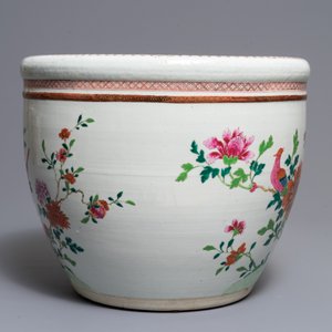 Un aquarium en porcelaine de Chine famille rose, Qianlong — photo 5