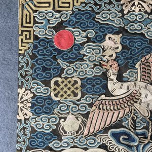 Un badge de mandarin à décor d'une grue, Chine, Qianlong/Jiaqing — photo 8
