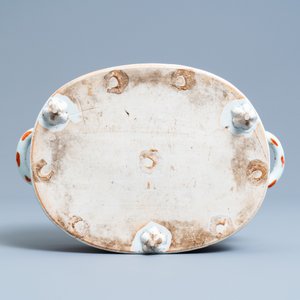 Un bassin de forme ovale en porcelaine de Chine famille verte, Kangxi — photo 7