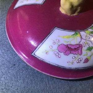 Un bol couvert en porcelaine de Chine famille rose à fond rouge rubis, Yongzheng — photo 16