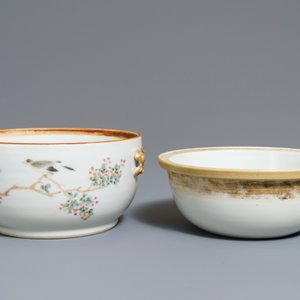 Un bol couvert en porcelaine de Chine qianjiang cai, marque de Qianlong, 19/20ème — photo 6
