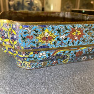 Un bol de forme carrée en émaux cloisonnés, Chine, Ming — photo 16