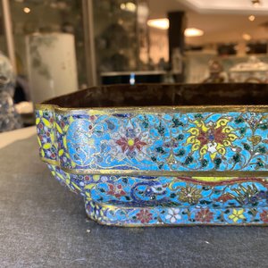 Un bol de forme carrée en émaux cloisonnés, Chine, Ming — photo 20