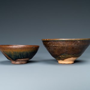 Un bol de type 'Jizhou' et un à glaçure 'fourrure de lièvre', Song ou Jin — photo 5