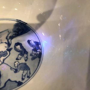 Un bol de type klapmuts en porcelaine de Chine bleu et blanc, marque et époque de Kangxi — photo 14